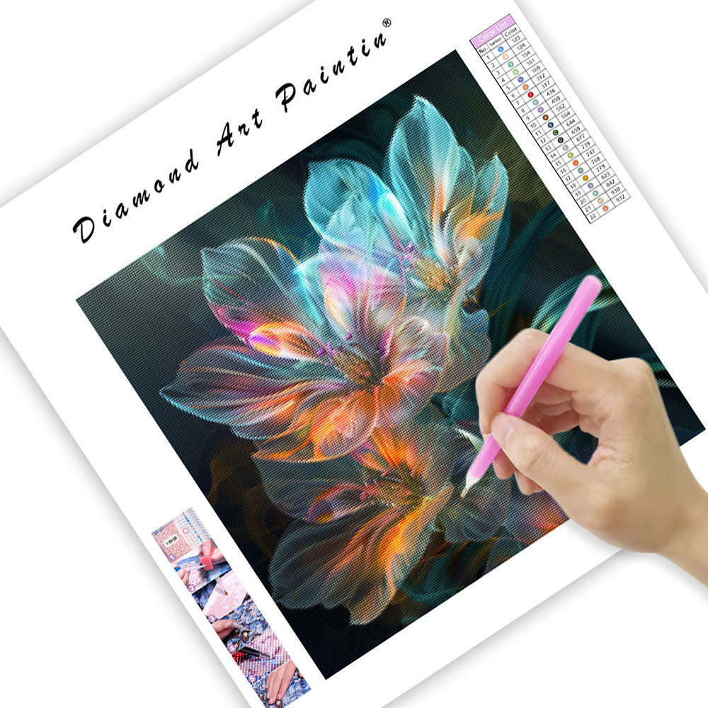 Crystal Flower Light - Diamond Painting