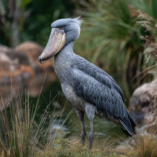 Shoebill Stork - Diamond Painting