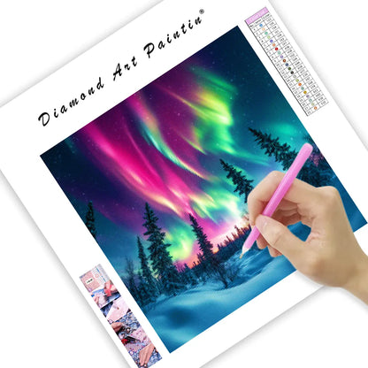 Northern Lights Display - Diamond Painting