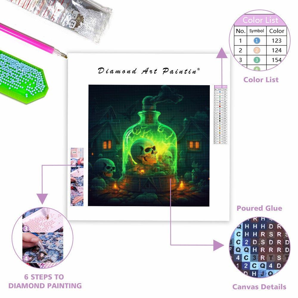 Halloween Potion Bottle - Diamond Painting