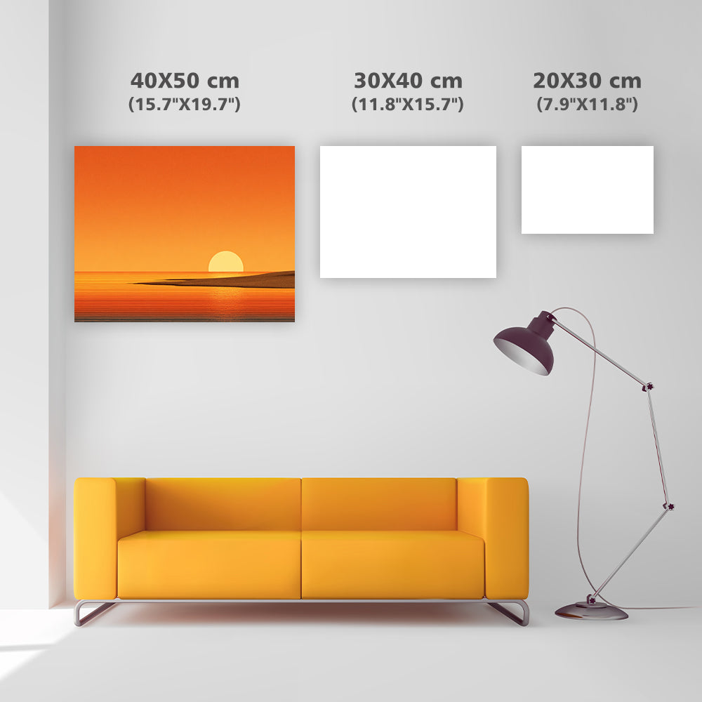 Sunset Beach Calm - Diamond Painting