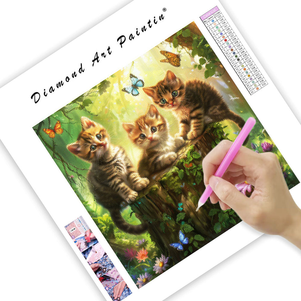 Curious Paws - Diamond Painting