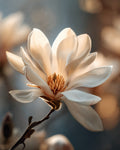 White Magnolia Soft - Diamond Painting