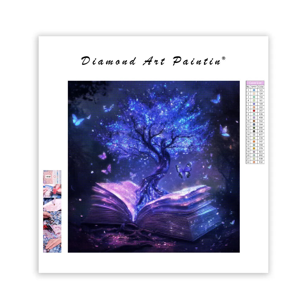 Mystical Tree of Knowledge - Diamond Painting