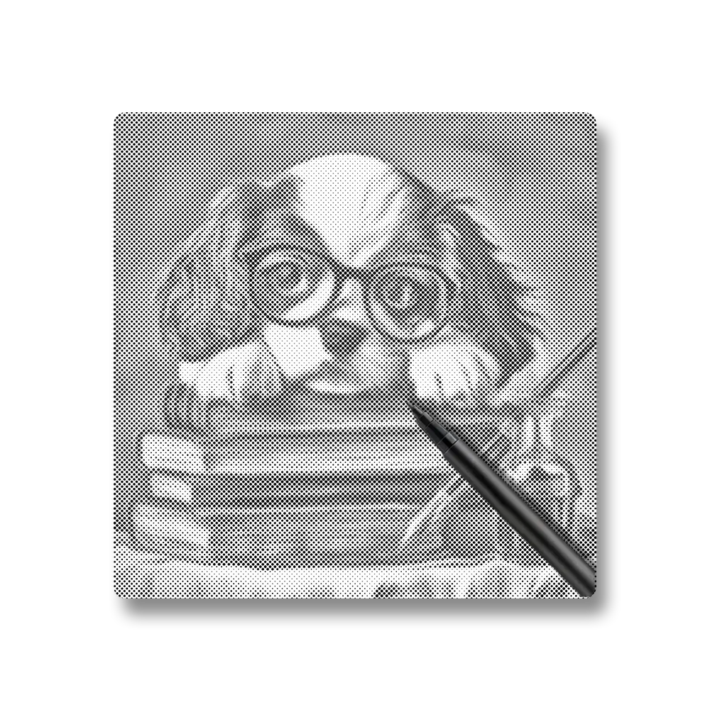 Bookish Puppy Charm - Dot Painting