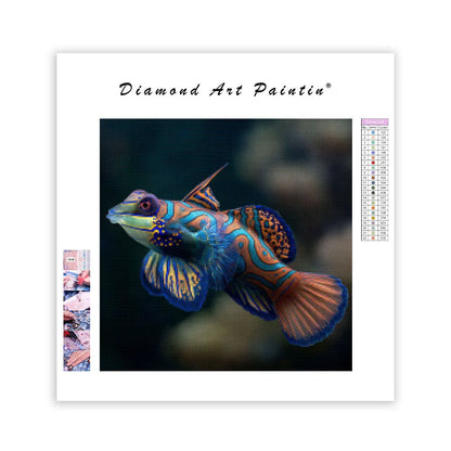 Mandarin Fish Elegance - Diamond Painting