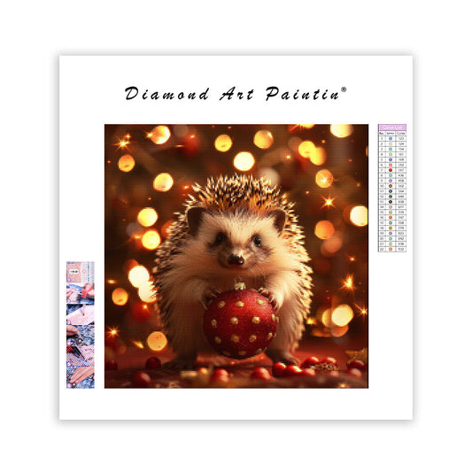 Holiday Hedgehog - Diamond Painting