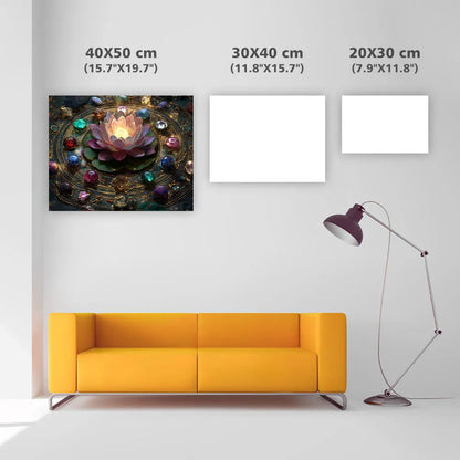 Cosmic Lotus - Diamond Painting