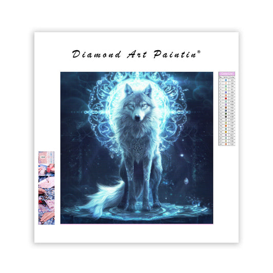 Spirit Wolf Totem - Diamond Painting