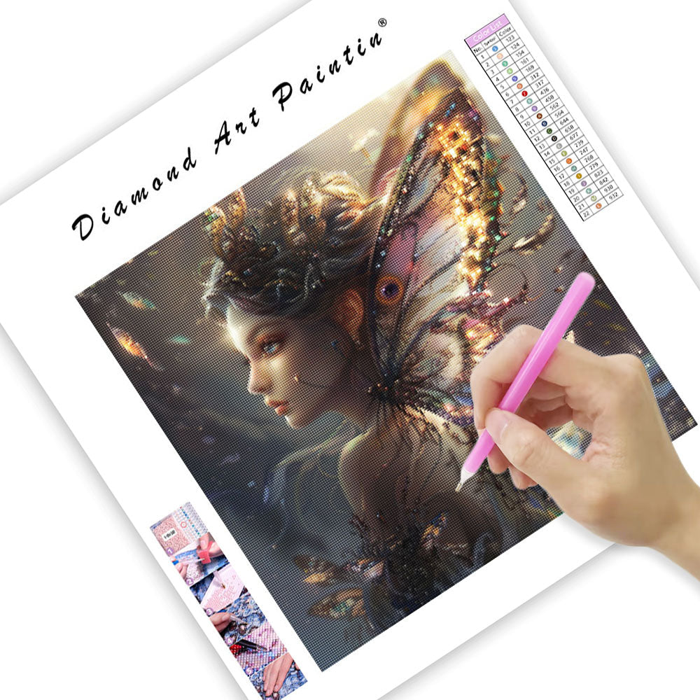 Butterfly Queen Dream - Diamond Painting
