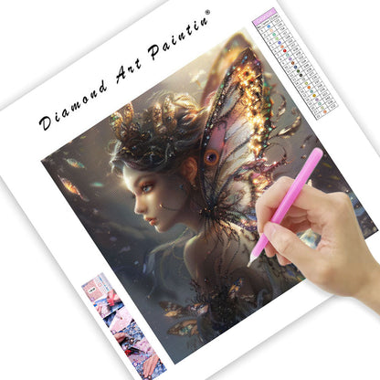 Butterfly Queen Dream - Diamond Painting