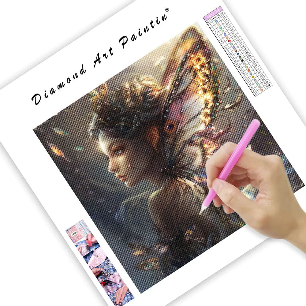 Butterfly Queen Dream - Diamond Painting