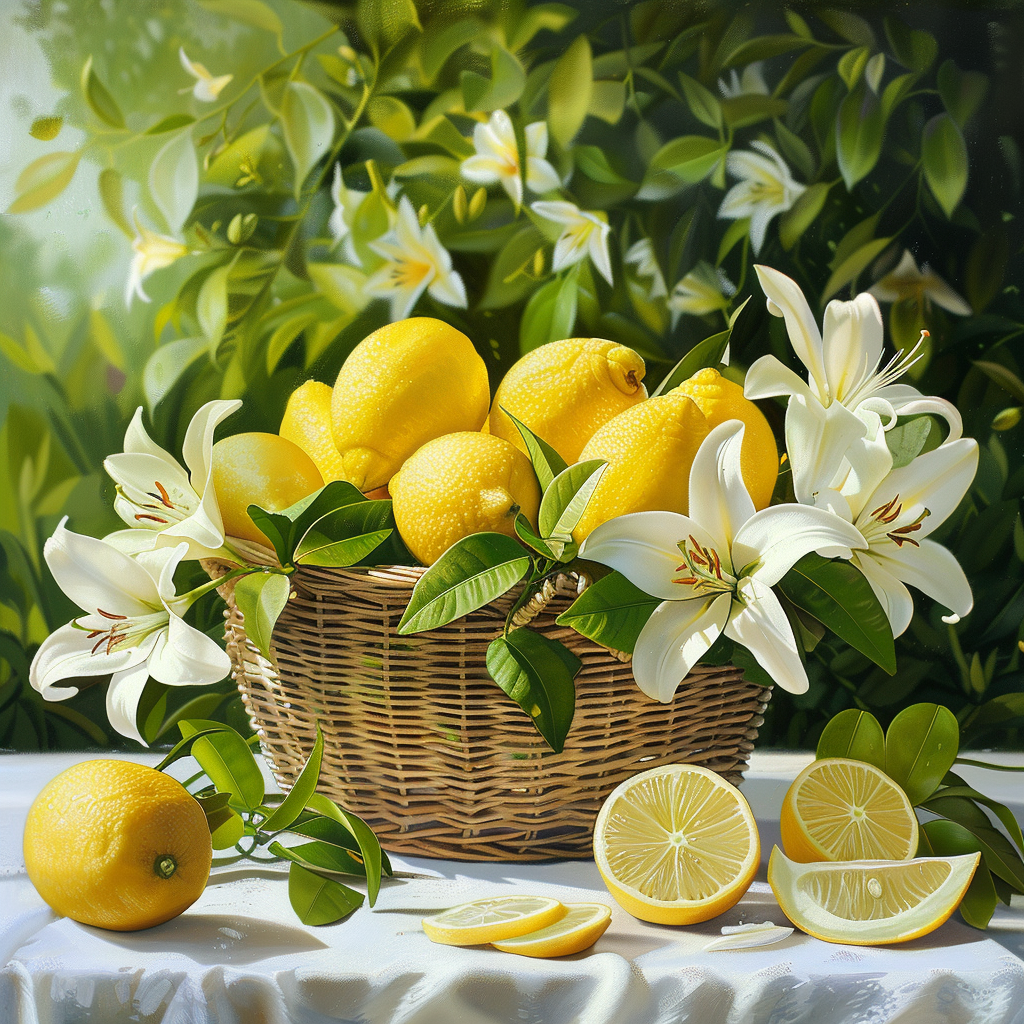 Lemon Garden - Diamond Painting