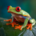 Red-eyed Tree Frog - Diamond Painting