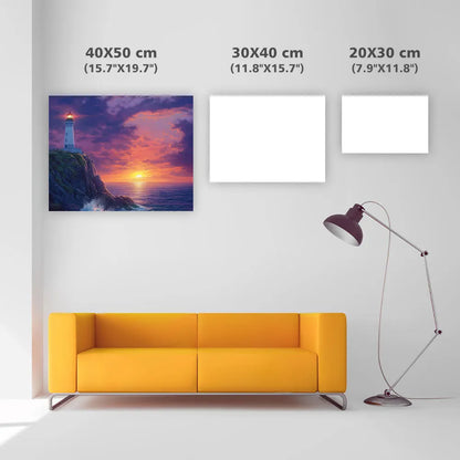 Dramatic Coastal Scene - Diamond Painting