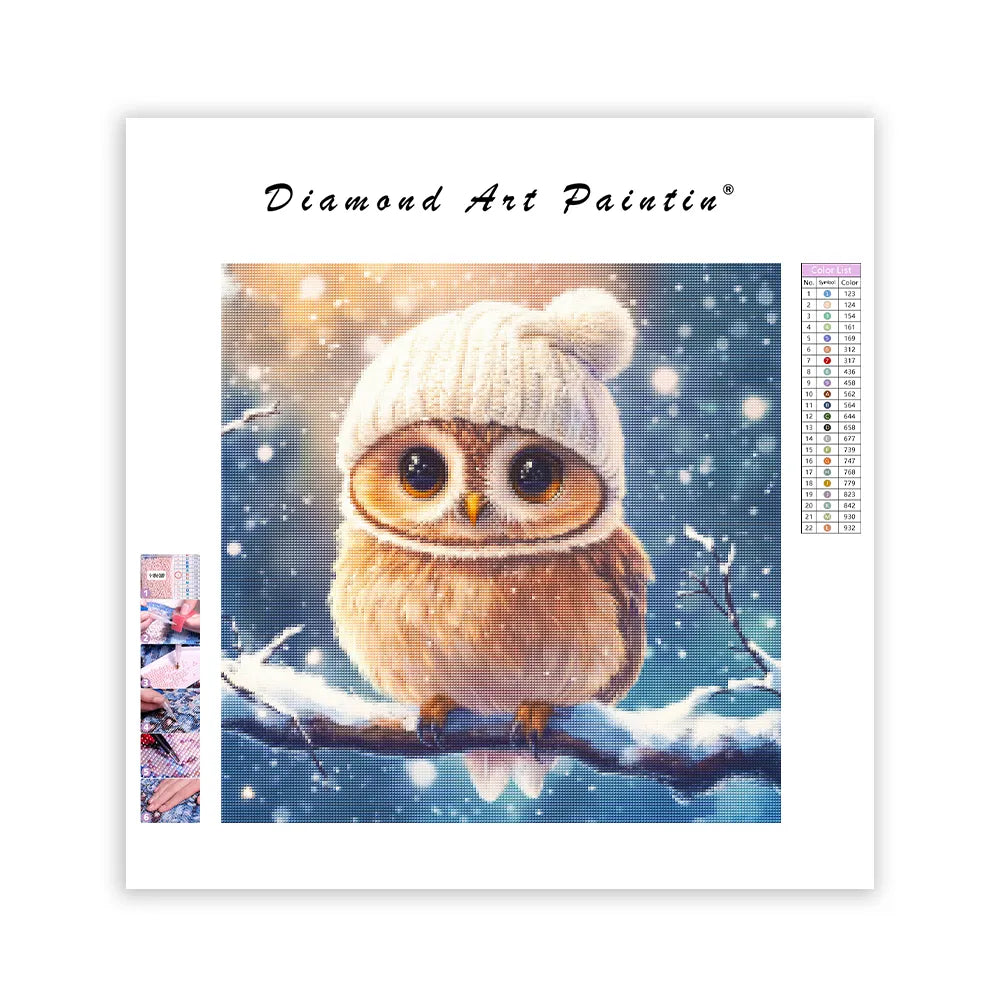 Whimsical Winter Illustration - Diamond Painting