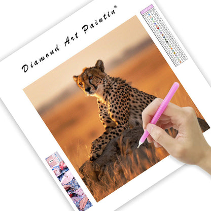 Cheetah Gaze - Diamond Painting