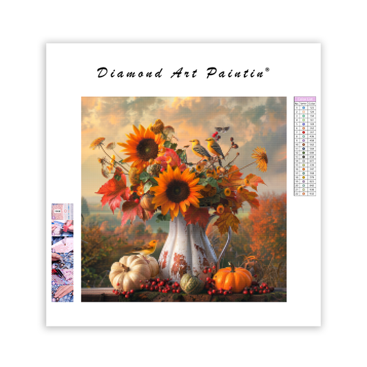 Yellow Bouquet - Diamond Painting