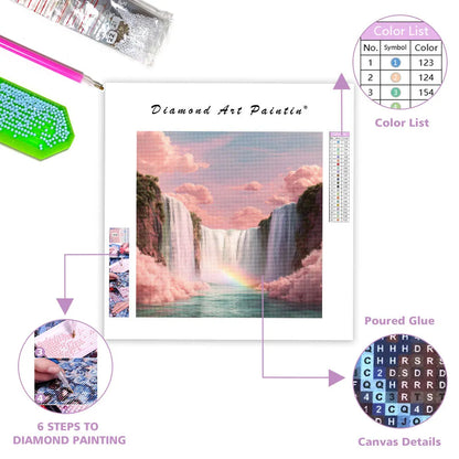 Cloud Waterfall - Diamond Painting