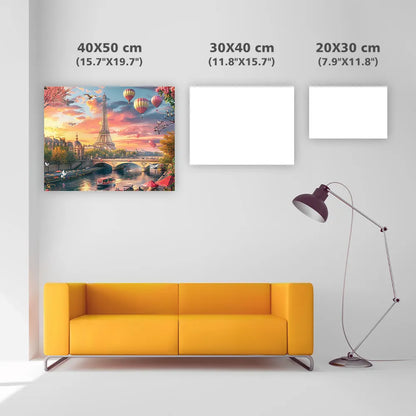 Paris Sunset Stroll - Diamond Painting