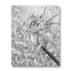 Colorful Dragon Amidst Blossoms - Dot Painting