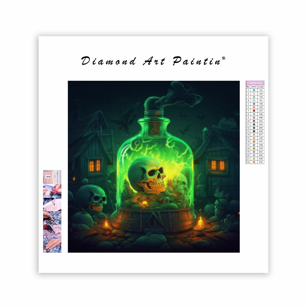 Halloween Potion Bottle - Diamond Painting