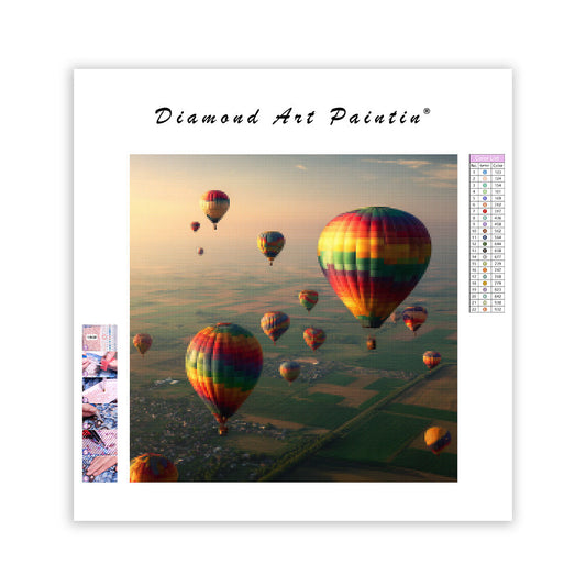 Dawn Balloon Festival - Diamond Painting