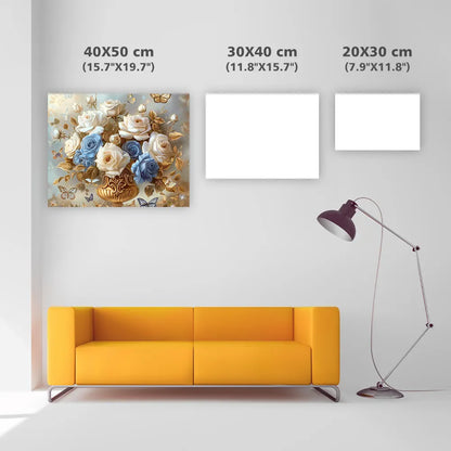 Blue Elegance – Diamond Painting