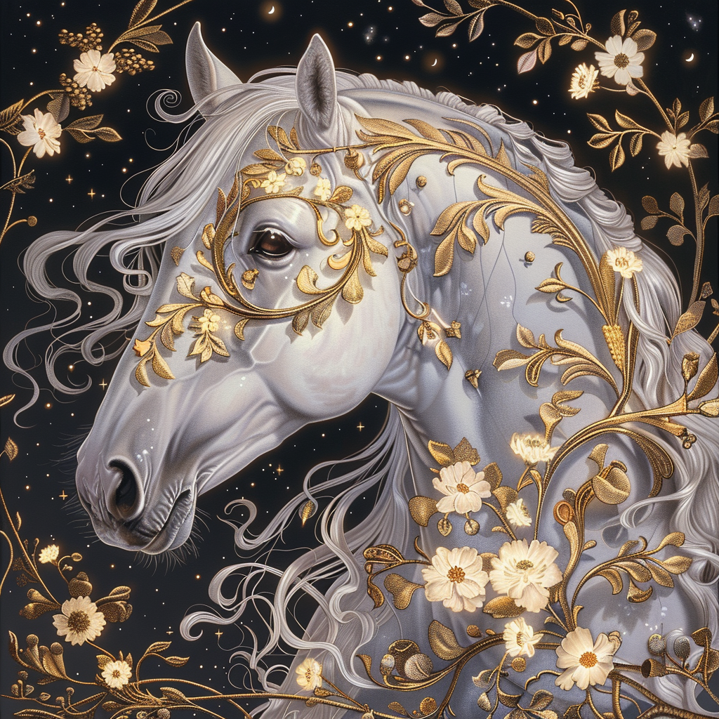 Flaming Radiance - Diamond Painting
