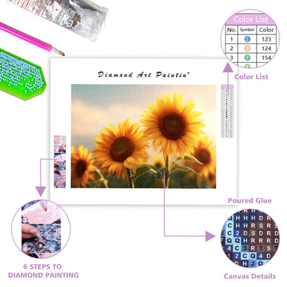Sunflowers - Diamond Painting