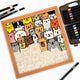Dog Paradise - Wooden Coloring Puzzle