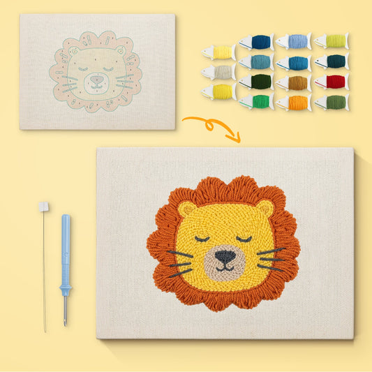 Roaring Lion - Punch Needle