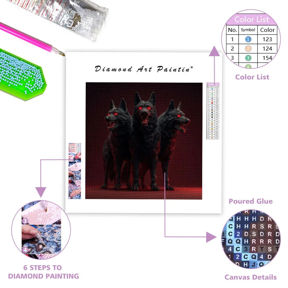 Cerberus - Diamond Painting