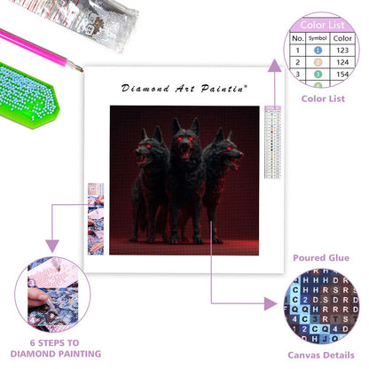 Cerberus - Diamond Painting