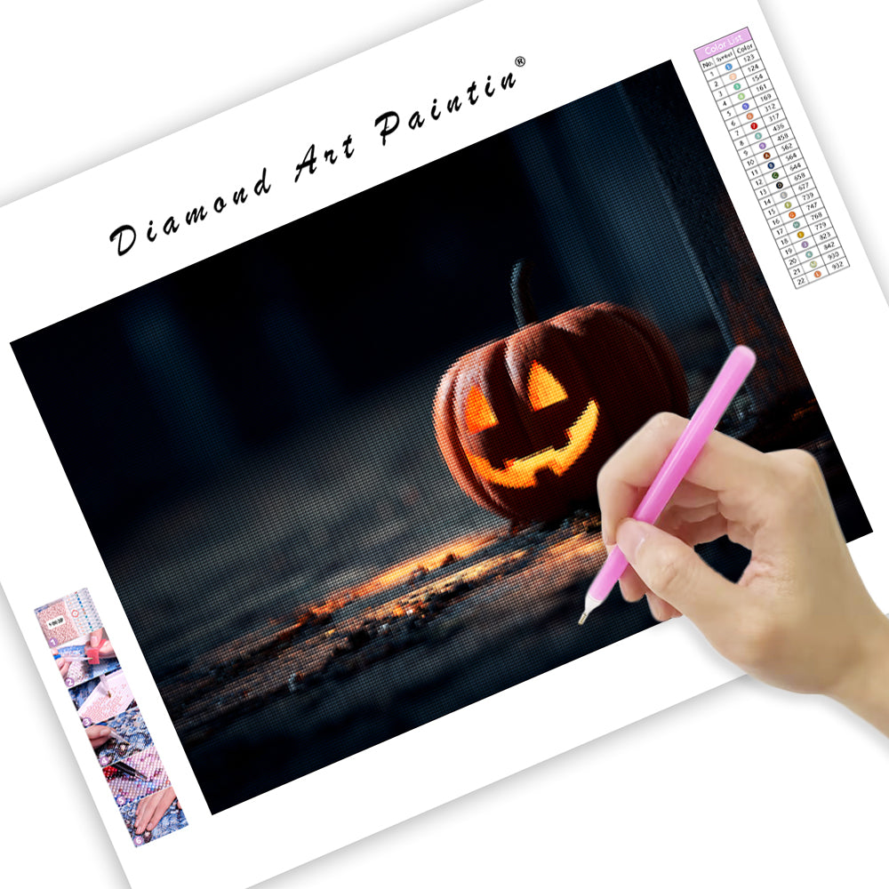 Pumpkin Night Glow - Diamond Painting