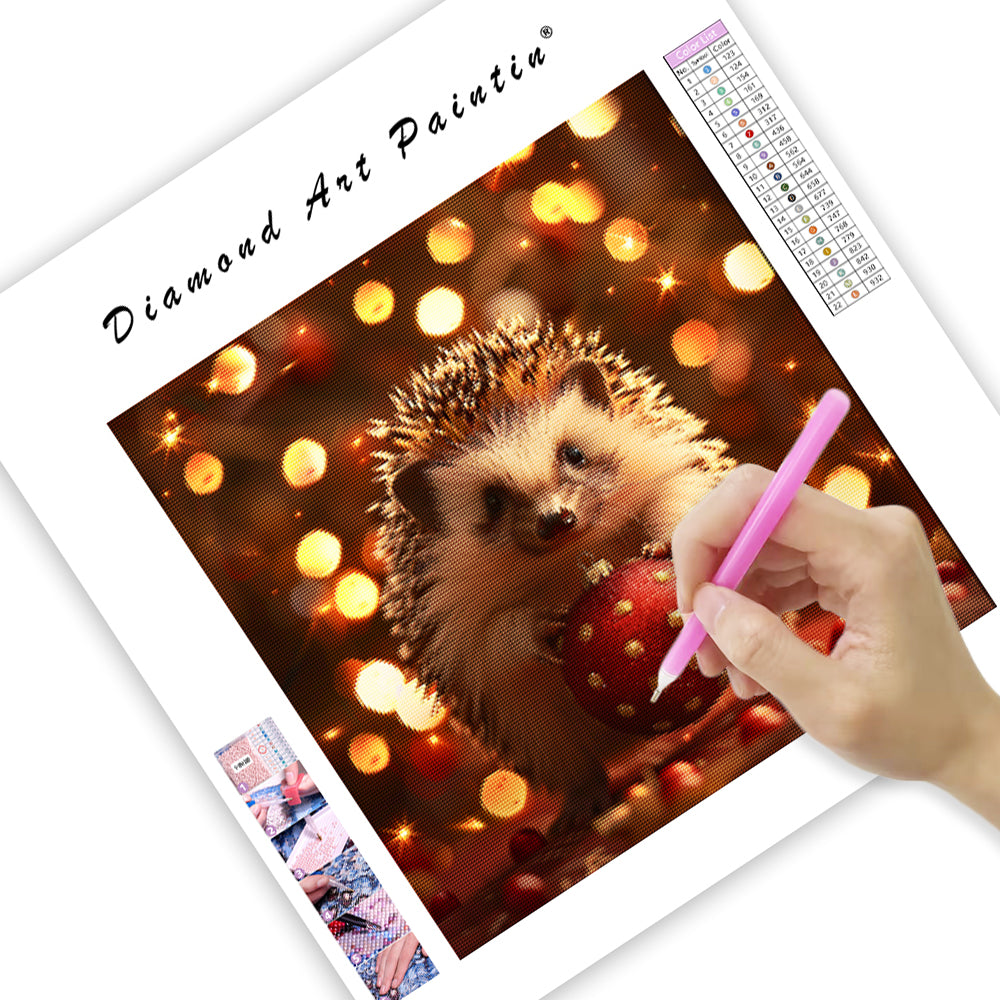 Holiday Hedgehog - Diamond Painting