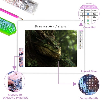 Forest Dragon - Diamond Painting