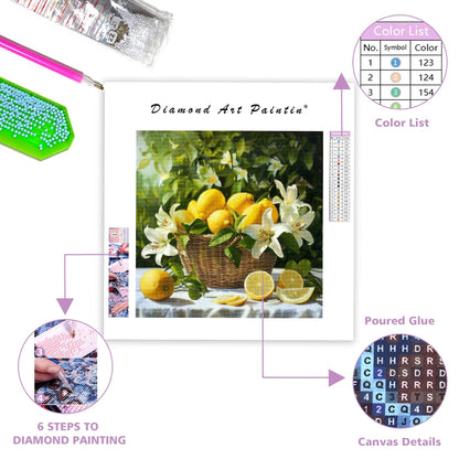 Lemon Garden - Diamond Painting