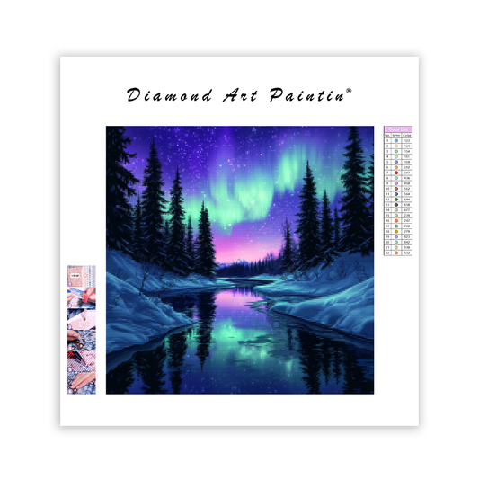 Winter Night - Diamond Painting