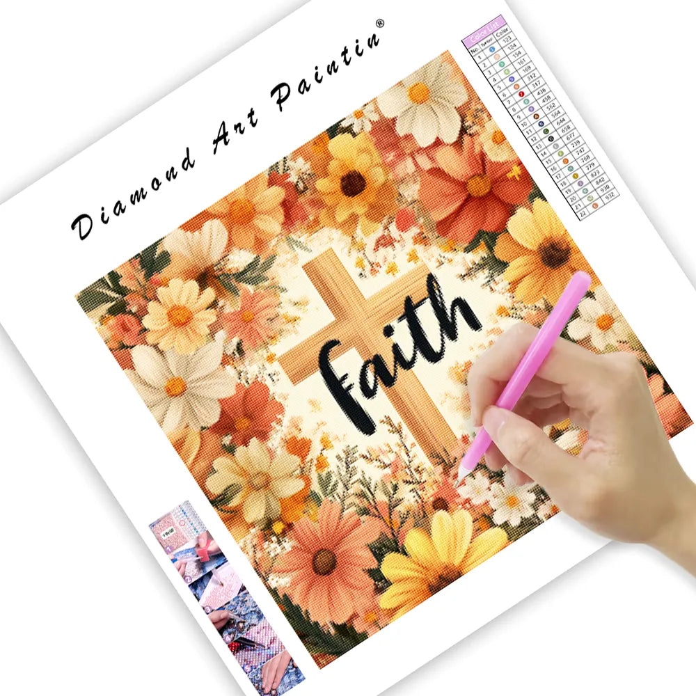 Faith in Bloom - Diamond Painting