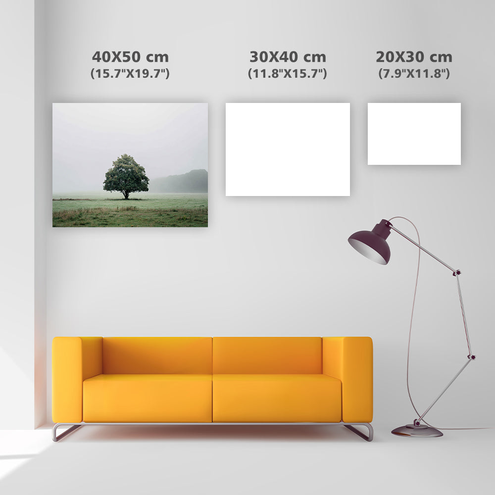 Single Tree in Mist - Diamond Painting