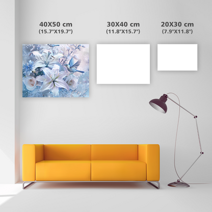 Winter Bloom - Diamond Painting
