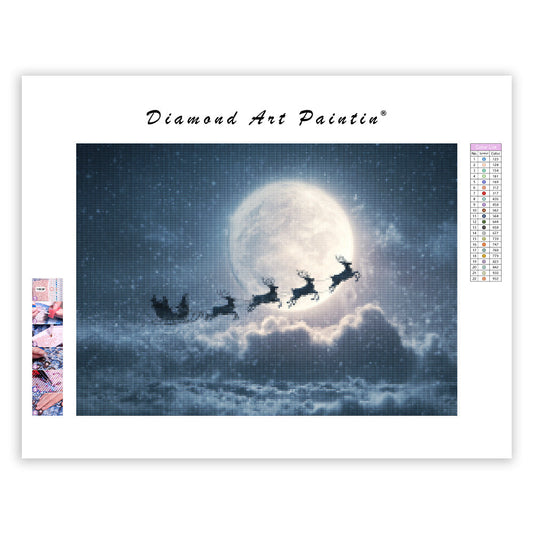 Santa’s Sleigh Ride - Diamond Painting