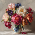 Vibrant Bloom Abundance - Diamond Painting