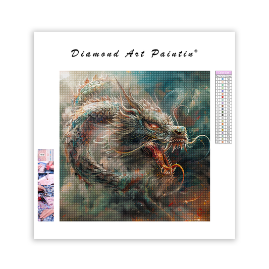 Roaring Dragon - Diamond Painting