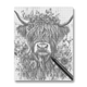 Highland Cattle - Dot Painting