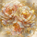 Golden Peony Palace - Diamond Painting
