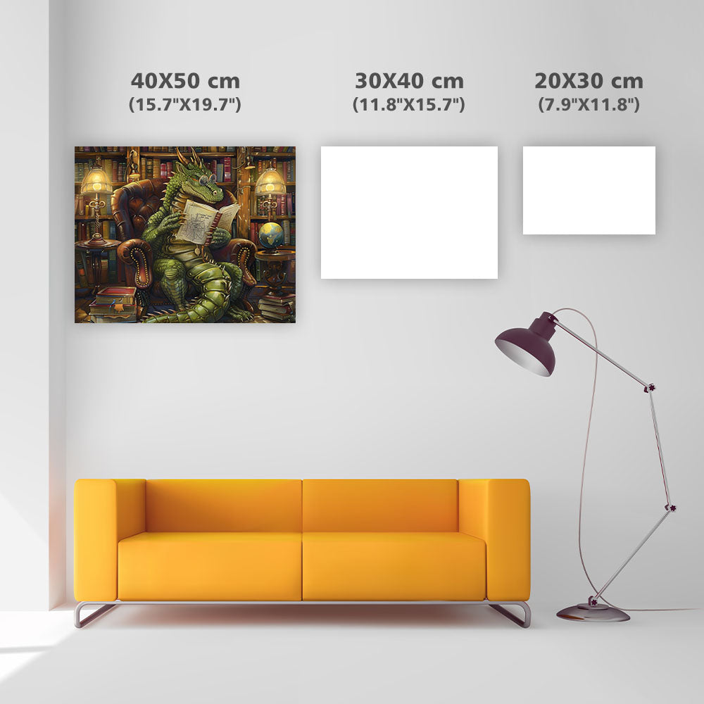 The Scholar Dragon - Diamond Painting