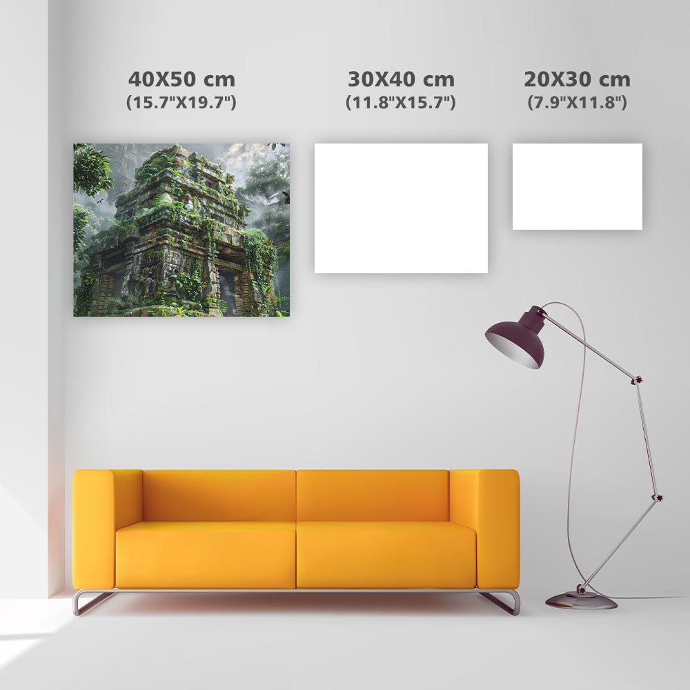 Ancient Temple in the Jungle - Diamond Painting