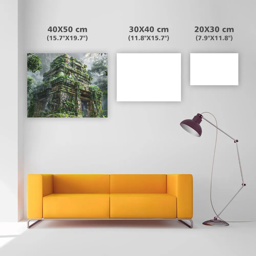 Ancient Temple in the Jungle - Diamond Painting